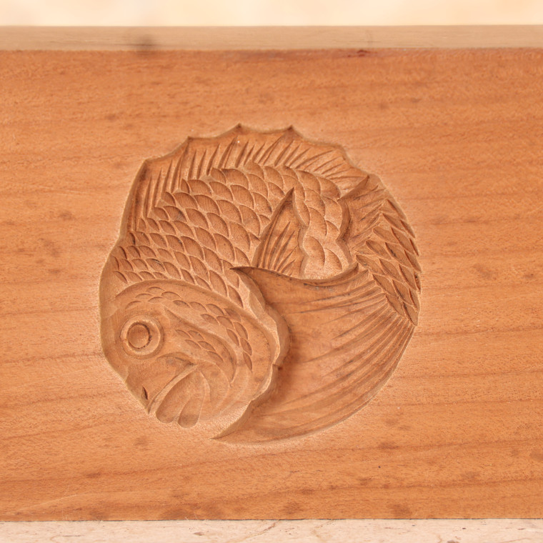 Vintage Japanese Kashigata Carp Cake Mold (25S-612-6)