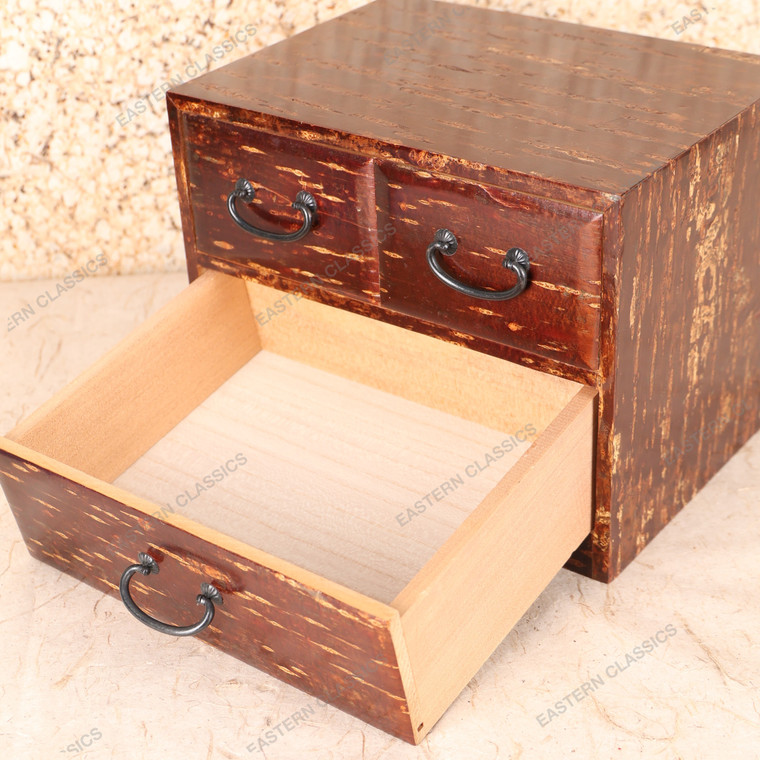 ヴィンテージ　木製BOX3点セット Vintage Japanese Cherry Bark 