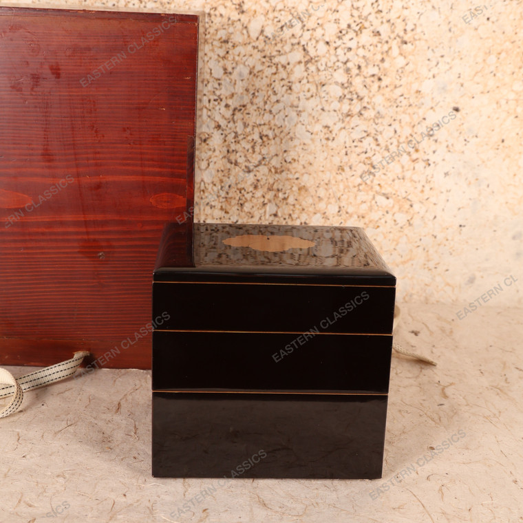 Antique Japanese Jubako Lunch Box — Wood, 1880, Meiji Era (SKU: 25S-642) - 1