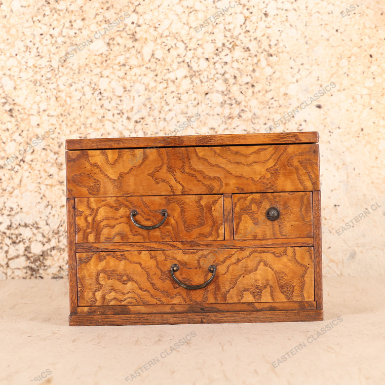 Antique Japanese Small Box — Wood (SKU: 25S-554-3) - 1