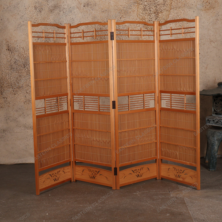 Vintage Japanese Panels Screen Divider (SKU: 25D-099) -