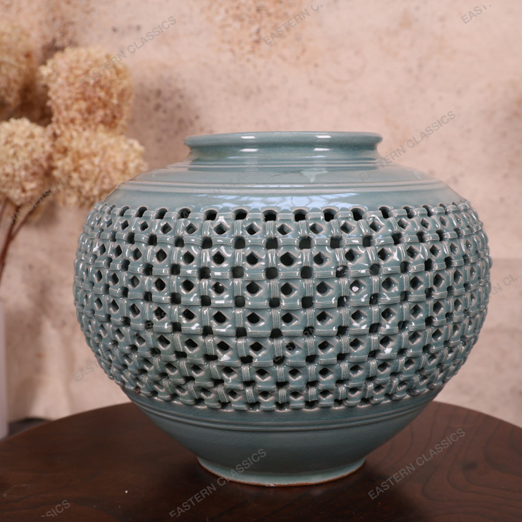 Vintage Japanese Korean Vase (SKU: 25D-023-1) -