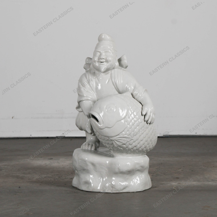 Vintage Japanese Ebisu Statue (SKU: 25D-107) -
