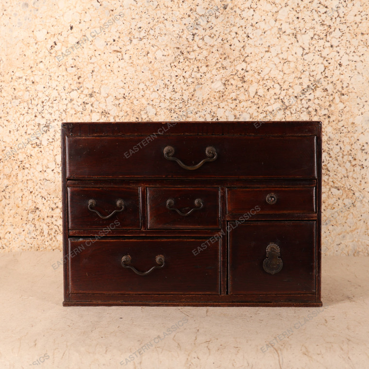 Antique Japanese Sewing Box (SKU: 25D-341-3) -