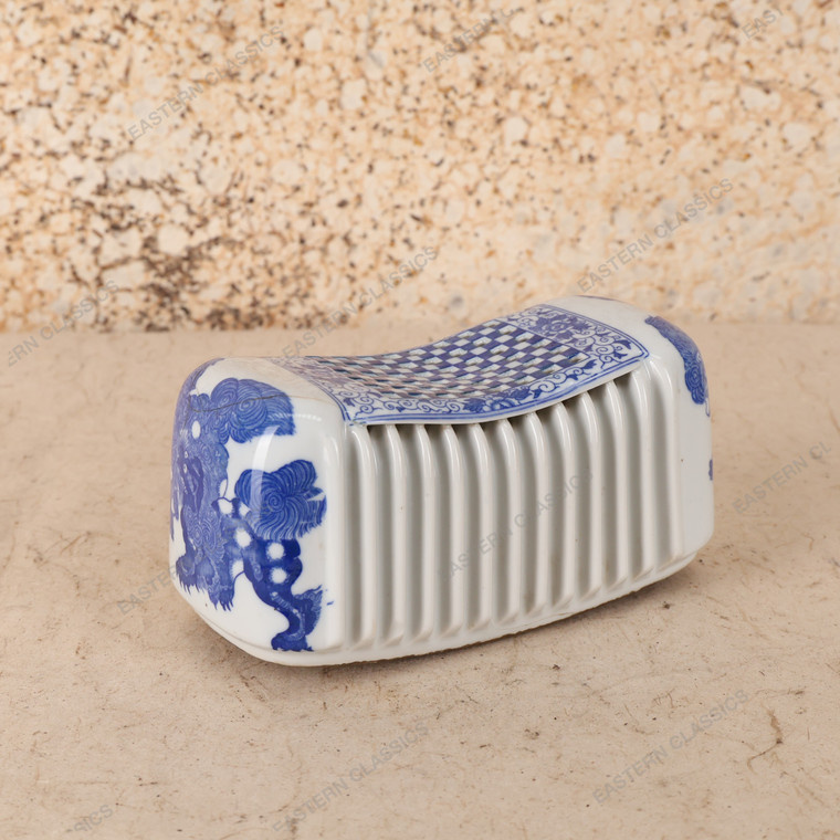 Antique Japanese Takamakura Neck Rest — Porcelain (SKU: 25D-199-1) -