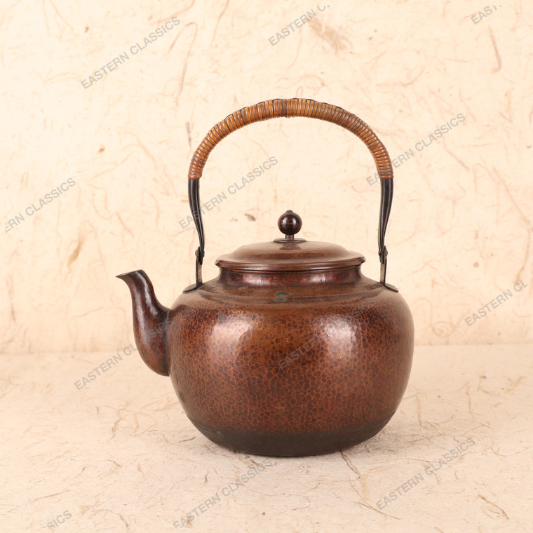 Vintage Japanese Kettle — Copper (SKU: 25D-072-1) - 