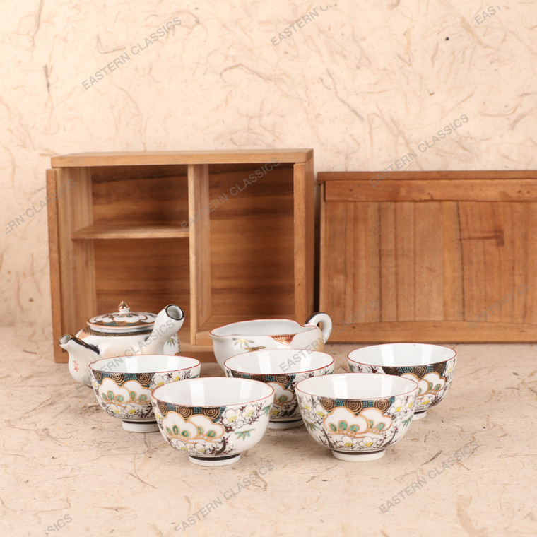 Vintage Japanese Tea Pot Set (SKU: 25D-008) -