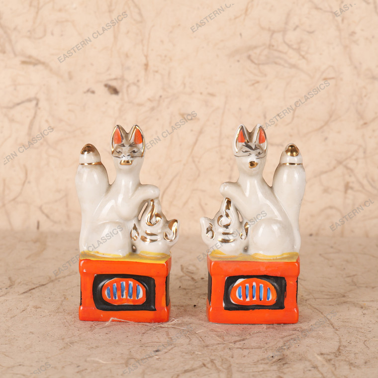 Antique Japanese Inari Fox — Porcelain (SKU: 25S-523-5) -