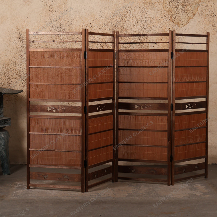 Vintage Japanese Panels Screen Divider (SKU: 25D-053) -