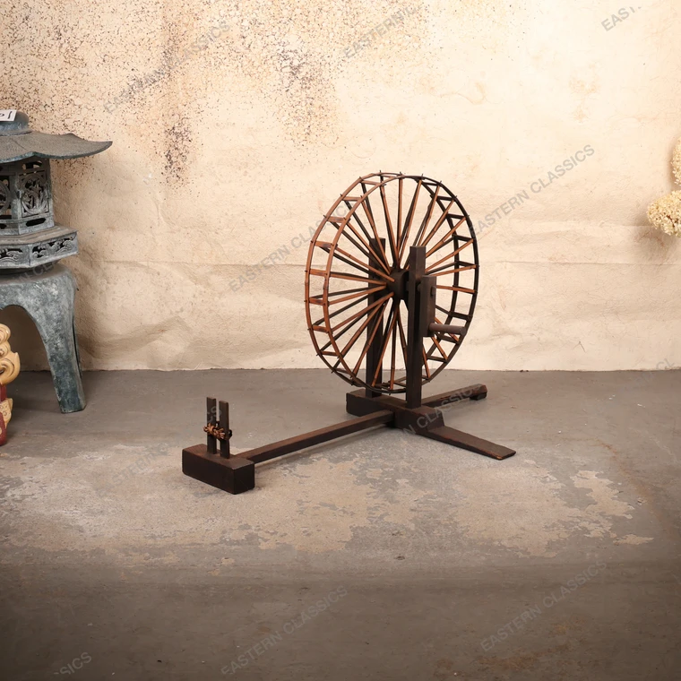 Antique Japanese Spinning Wheel (SKU: 25D-057) -