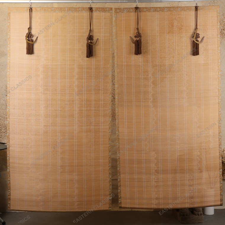Doors Screens Vintage Japanese Screen 1990 2018 — Reeds, Heisei Era (SKU: 26M-548-1) - 1