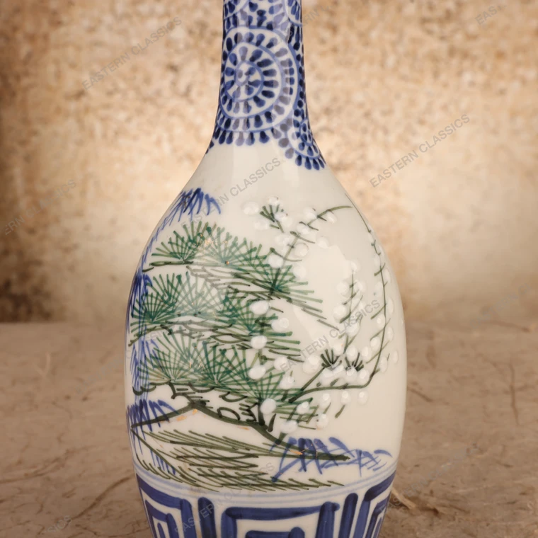 Antique Japanese Sake Bottle, 1912 - 1926 (Taisho) | SKU: 26M-694