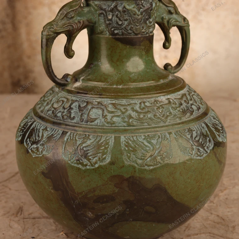 Antique Japanese Ikebana Vase, 1927 - 1945 (Early Showa) | SKU