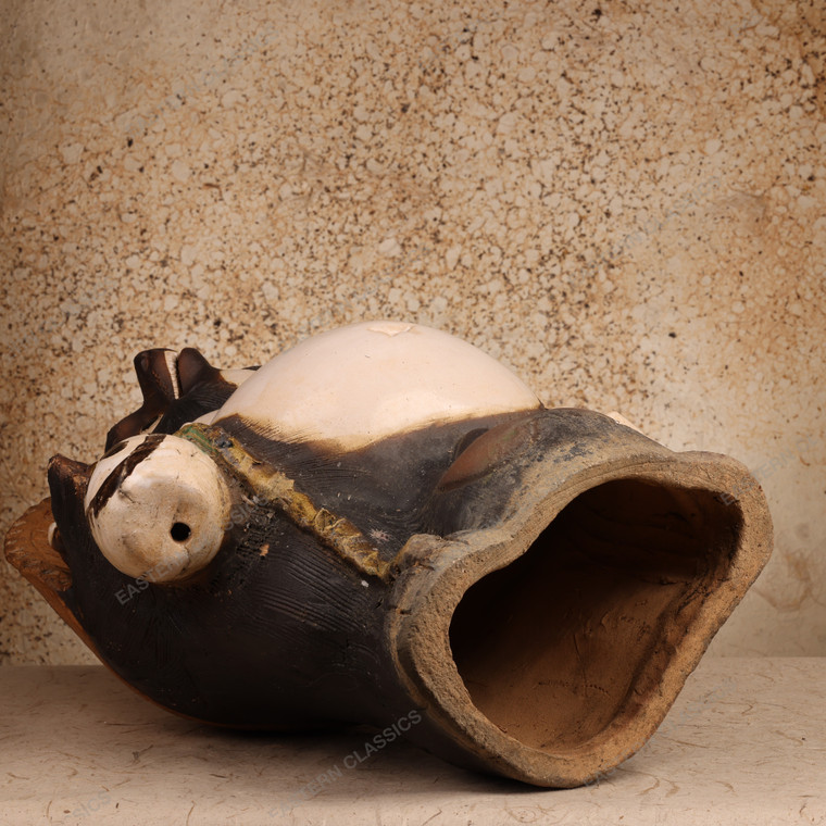 Vintage Japanese Shigaraki Tanuki Statue, 1990 - 2018 (Heisei