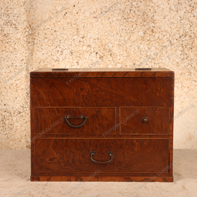 Antique Japanese Ko-Tansu (Small Personal Chest), Taisho, 1912-1926 | SKU: 26M-719-1 -1
