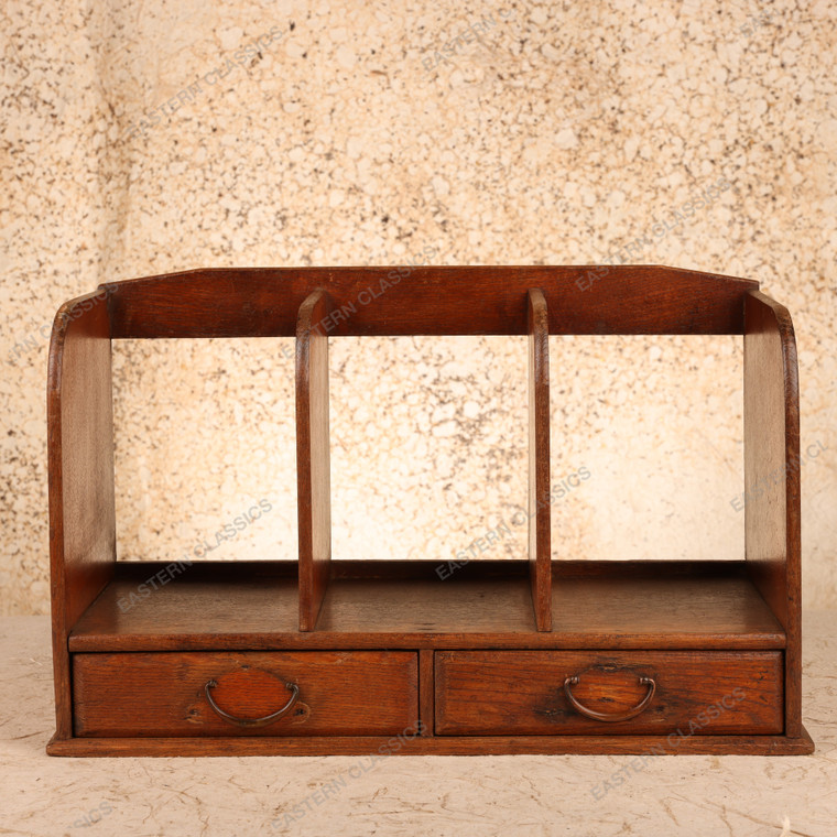 Vintage Japanese Bunko Desk Document Organizer, Early Showa 1927-1945 | SKU: 26M-079 - 1
