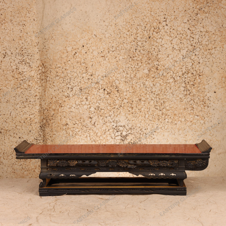 Vintage Japanese Kyokuroku Buddhist Altar Stand, Mid Showa (1946-1965) | SKU: 26M-744 -1