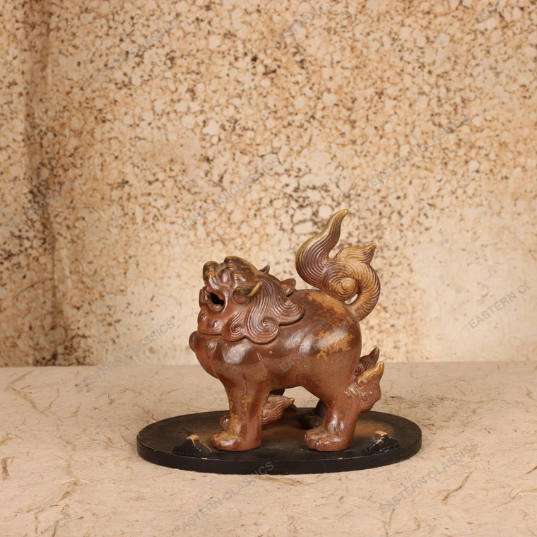 Vintage Japanese Shishi Koro Incense Burner, Early Showa (1927-1945) | SKU: 26M-795 -1