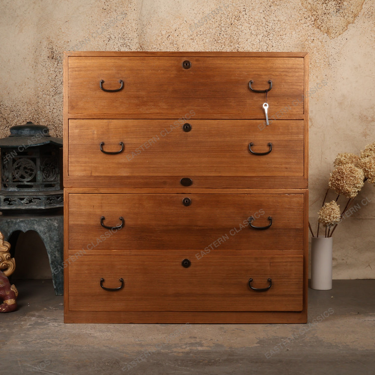 Antique Japanese Kasane Tansu (Stacking Chest), Taisho era, 1912-1926 | SKU: 26J-A0436 - 1