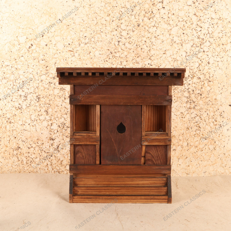 Vintage Japanese Wooden Shinto Kamidana, Early Showa 1927-1945 | SKU: 26J-0308-2 - 1