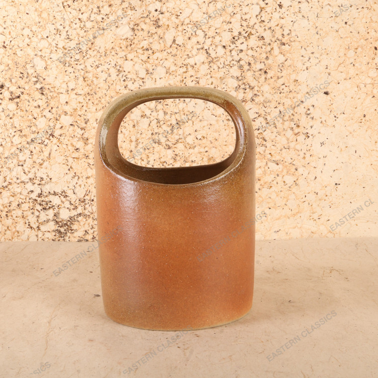 Vintage Japanese Ikebana Ceramic Vessel, Mid Showa 1946-1965 | SKU: 26J-0483-1 - 1