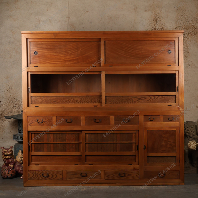 Antique Japanese Mizuya-Dansu Storage Cabinet, Taisho 1912-1926 | SKU: 26J-E005 - 1