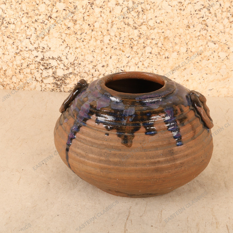 Vintage Japanese Ceramic Flower Vase (Hanabijn), Late Showa 1966-1989 | SKU: 26J-0551 - 1