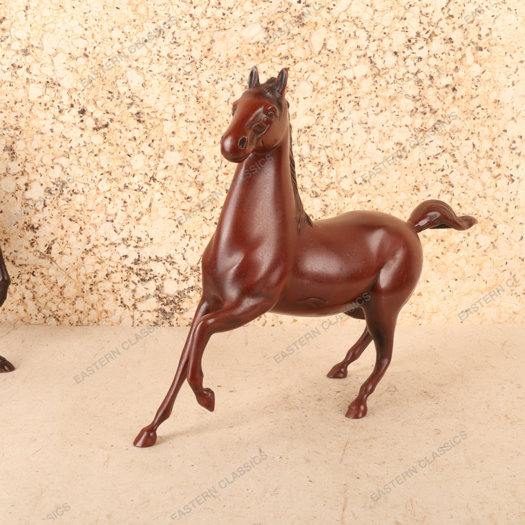 Vintage Japanese Brass Horse Figurine, Mid Showa 1946-1965 | SKU: 26J-0191-2 - 1