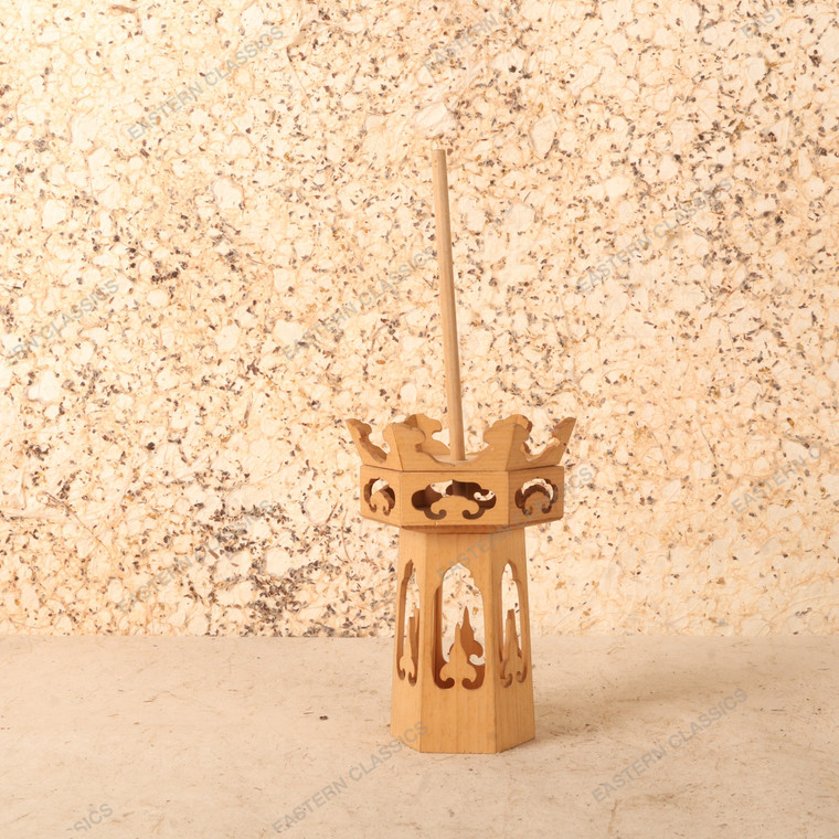 Vintage Japanese Wood Altar Tower Stand, Early Showa 1927-1945 | SKU: 26J-0762 - 1