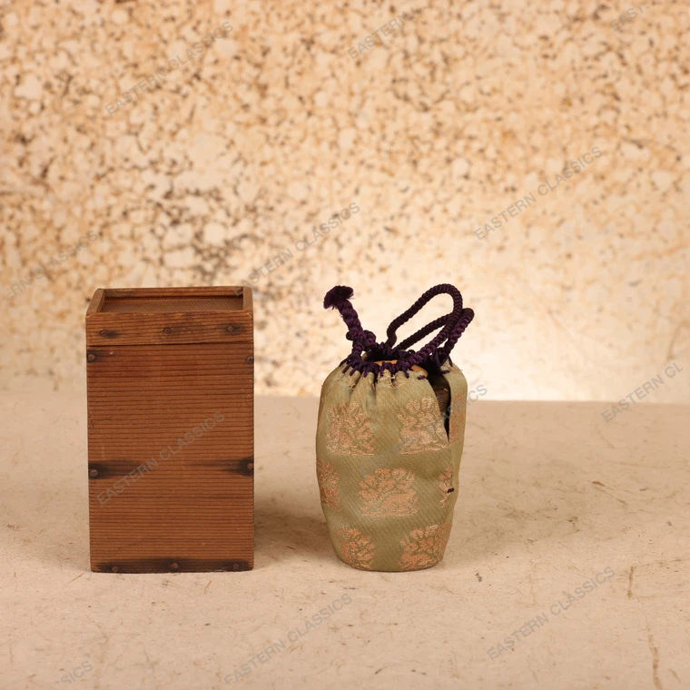 Vintage Japanese Chaire (Tea Caddy) with Shifuku and Storage Box, Early Showa 1927-1945 | SKU: 26J-0796 - 1