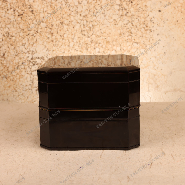 Vintage Japanese Lacquer Jubako with Tray, Mid Showa 1946-1965 | SKU: 26J-0593 - 1