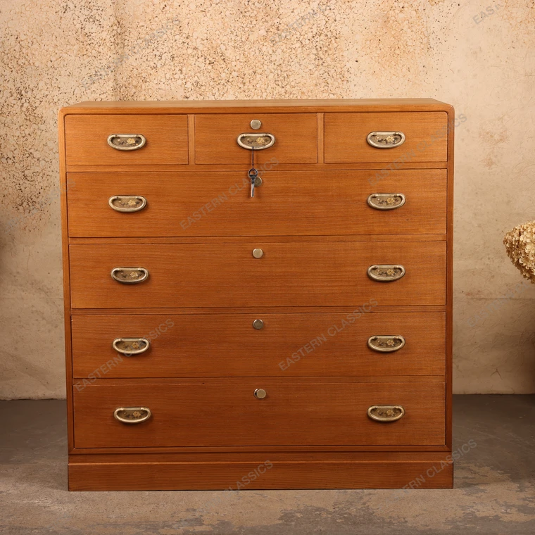 Vintage Japanese Kimono tansu, Mid Showa 1946-1965 | SKU: 26J-G073 - 1