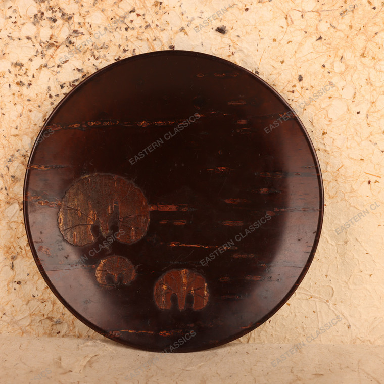 Vintage Japanese Lacquered Obon Tray, Mid Showa 1946-1965 | SKU: 26J-0213-2 - 1