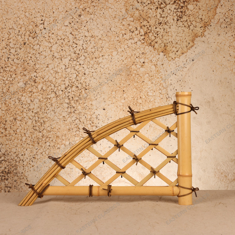 Vintage Japanese Bamboo Garden Fence Panel (Take Gaki), Heisei Era 1990-2018 | SKU: 26J-0772-3 - 1