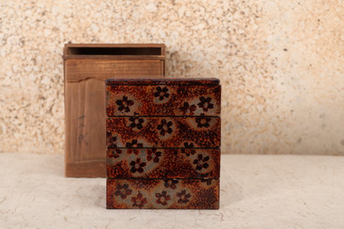 アンティーク　ベジボックス Antique Japanese Lunch Bento Box — 1880, Meiji Era (SKU: 25M-454