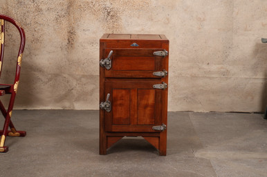 Antique Japanese Icebox Refrigerator "Reizoko" — Wood, 1920, Taisho Era ...