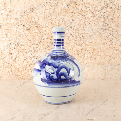 Antique Japanese Sake Bottle — Ceramic, 1920, Taisho Era (SKU: 25S