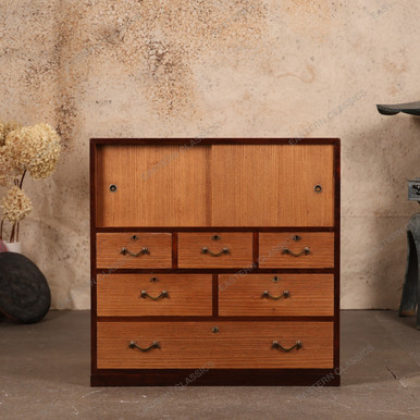 木製箪笥　Japanese High-Quality Wooden Chest vintage-japanese-ko-tansu-