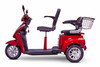 eWheels EW-66 2 Passenger Mobility Scooter - Red (EW-66-RED)