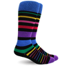 Dr. Segal's Women's Compression Sock Multi-Coloured Stripes COTTON - SIZE: C STRENGTH:15-20 MMHG (1 Pair) (HH E510CWC99) (HH E510CWC99)
