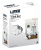 Lumex 6487RA Toilet Seat Raised with Arms front clamping 300lbs capacity (Lumex 6487AR)