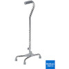 Medline MDS86228CHR QUAD CANE, LARGE BASE, CHROME