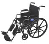 Medline MDS806650E WHEELCHAIR,EXCEL K3 BASIC,18,RDLA,ELR EA