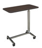 Medline MDS104015 Flush Edge U-base Overbed Tables, WALNUT EA