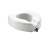 Medline MDS80314H Elevated Toilet Seat,LOCKING,W/O ARMS