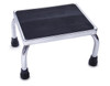 Medline MDS80430I Chrome Footstool with Rubber Mat,350LBS