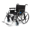 Medline MDS809650 Shuttle Extra-Wide Wheelchair