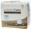 Medline MSC53600 Protection Plus Overnight Protective Underwear,X-Large,Heavy,56"-68" CS 48/CS (Medline MSC53600)