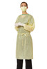 Medline NONLV200 AAMI Level 2 Isolation Gowns, Latex Free, Regular/Large, Yellow (Pack of 100)