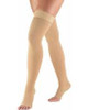 BSN-7518608 PR/1 JOBST OPAQUE WOMEN, THIGH HIGH W/SIL DOT BAND, 15-20MMHG, MD, HONEY, OPEN TOE